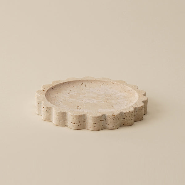 Aether Travertine Tray