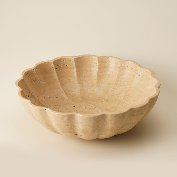 Nox Travertine Bowl